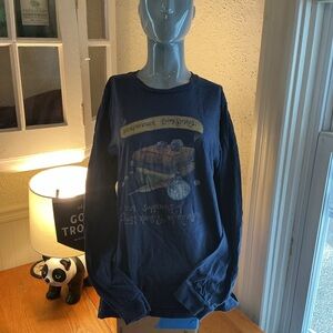 Bella Canvas Navy Long Sleeve Tee